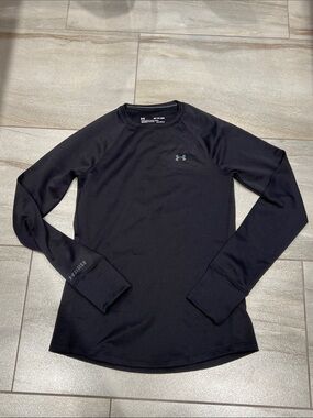 Under Armour Black Long Sleeve Performance Top (long johns)